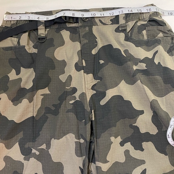 686 Cruiser Gray Camo Cotton Ripstop Wide Leg Tech Pants SZ L - Picture 7 of 10